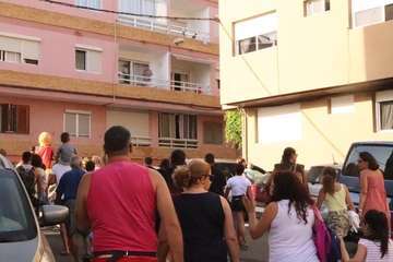 Un pasacalles anima a Melenara a vivir sus fiestas (Foto Briand Rodríguez)